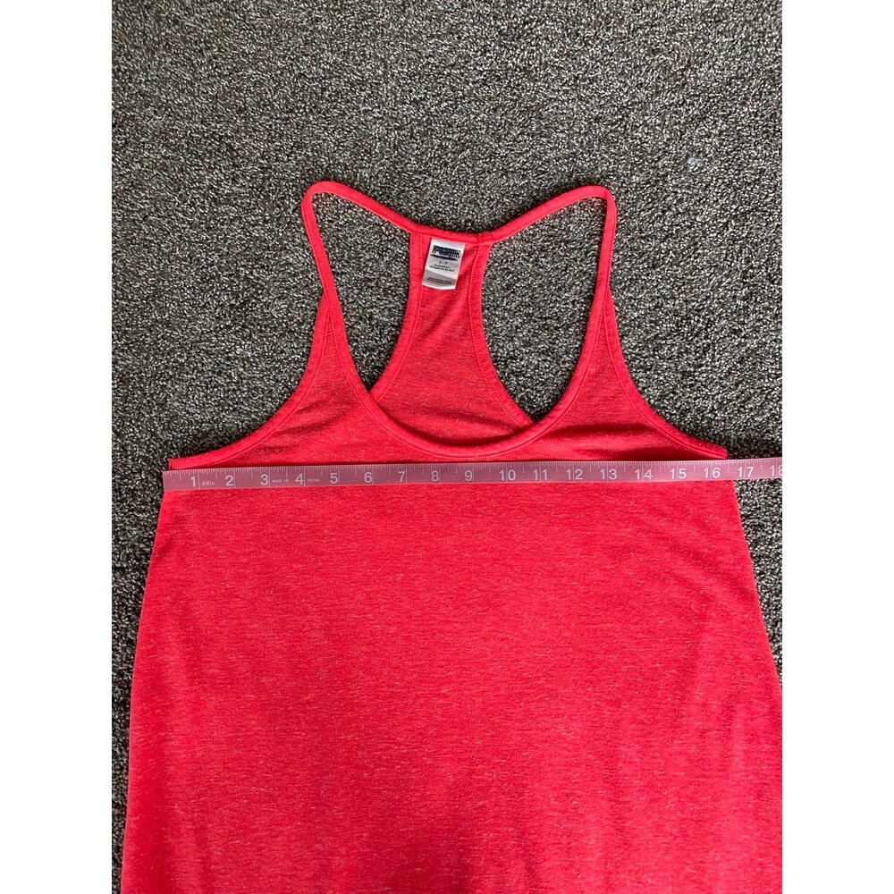 Victoria’s Secret PINK Neon Coral Racerback Tank Top Size S Sleepwear - Picture 5 of 6